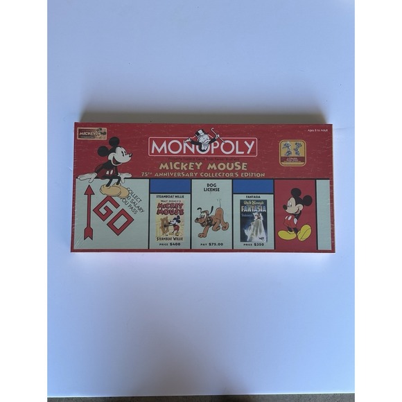 Hasbro Other - Monopoly: Mickey Mouse 75th Anniversary Collector's Edition board game